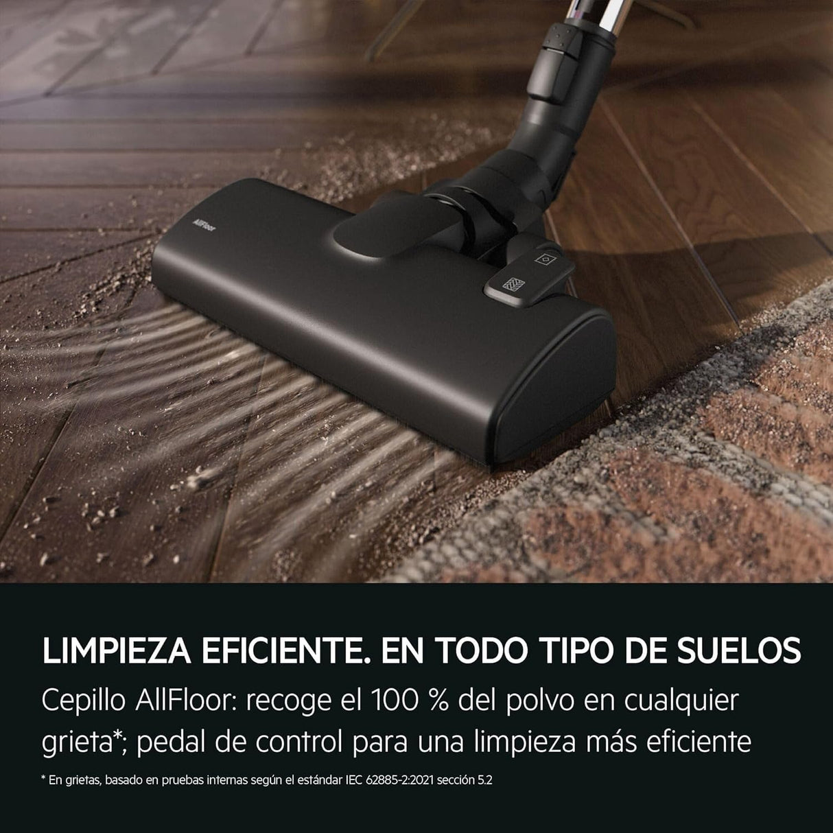 AEG Aspiradora de Trineo Sin Bolsa AL51C1DRF, 1000W, Filtro HEPA, 78dB, Capacidad 2 L, Radio de Acción 9m, Ideal Suelos Duros y Alfombras, Rojo