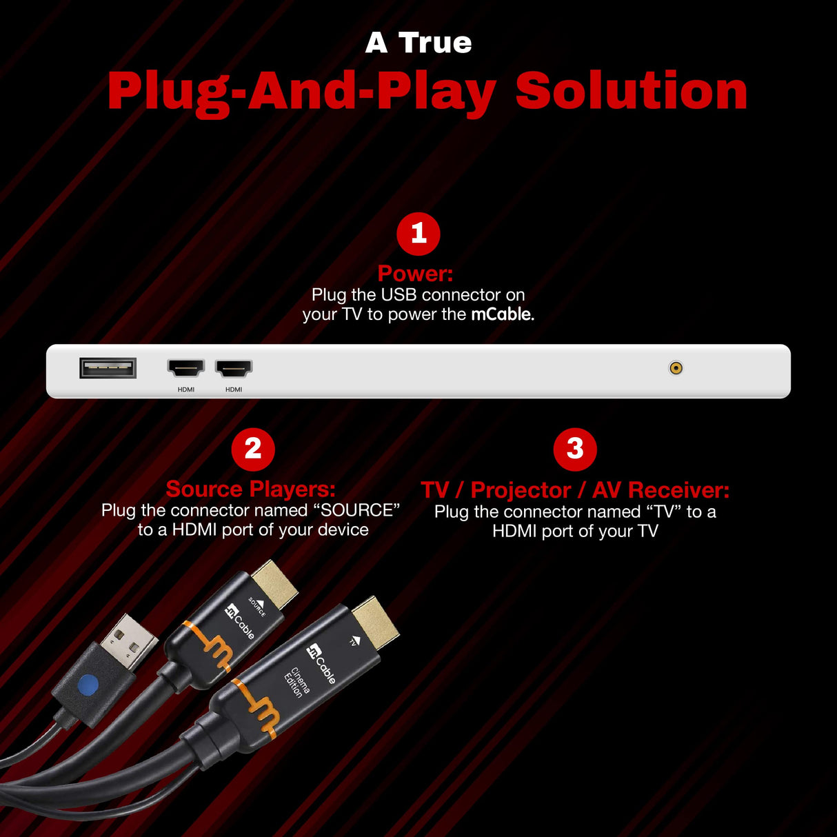 Marsella mn02612 mCable ULTRA - Cable HDMI 1.52m, negro
