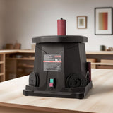 VEVOR Lijadora de Husillo Oscilante 2000 RPM, con 6 Manguitos 12,7–76,2 mm, Carrera de 15 mm y Puerto para Polvo para Acabado de Muebles, Lijado de Manualidades y Carpintería de Bricolaje, Negro