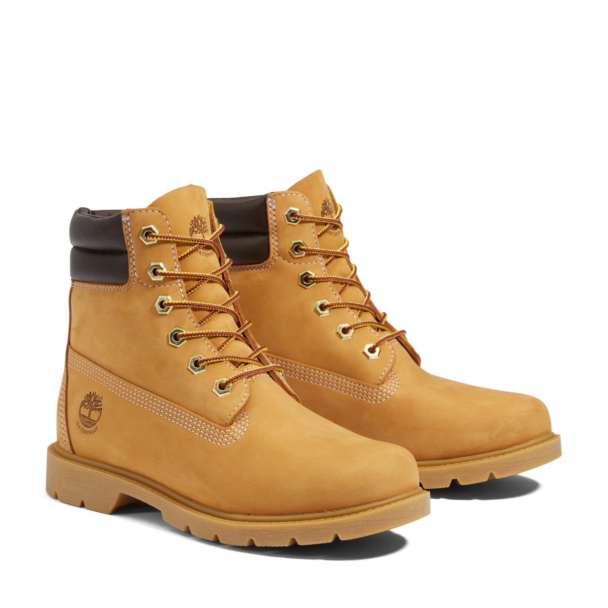 Timberland Linden Woods WP 6 Inch Botas de moda para Mujer, Wheat, 41.5 EU
