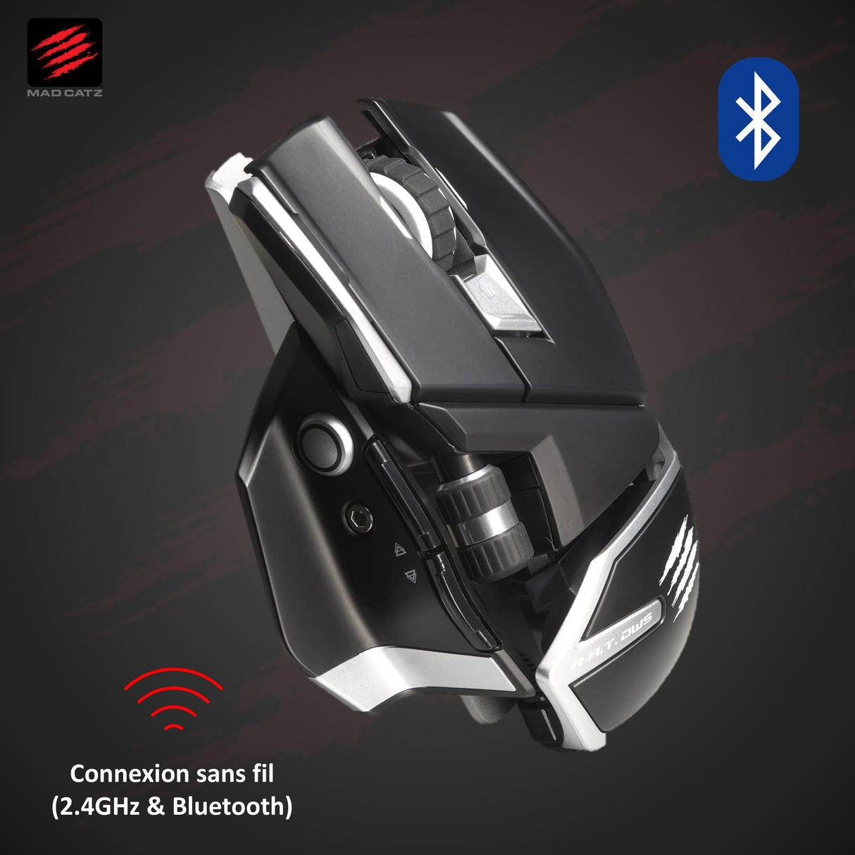 Madcatz R.A.T. Dws Dual Wirelessoptical Gaming Mouseblack [Importación alemana]