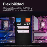 Crucial Pro RAM DDR5 64GB (2x32GB) 6400MHz CL40, Overclocking Gaming, Intel XMP 3.0 / AMD Expo, PC Memoria, Blanco - CP2K32G64C40U5W