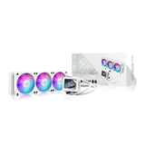 ASUS ROG Ryujin III 360 ARGB Extreme White Sistema de refrigeración AiO con Bomba Asetek Gen8 V2, Ventiladores magnéticos Reforzados, LCD de 3.5'', monitorización del Hardware y GIF Personalizados
