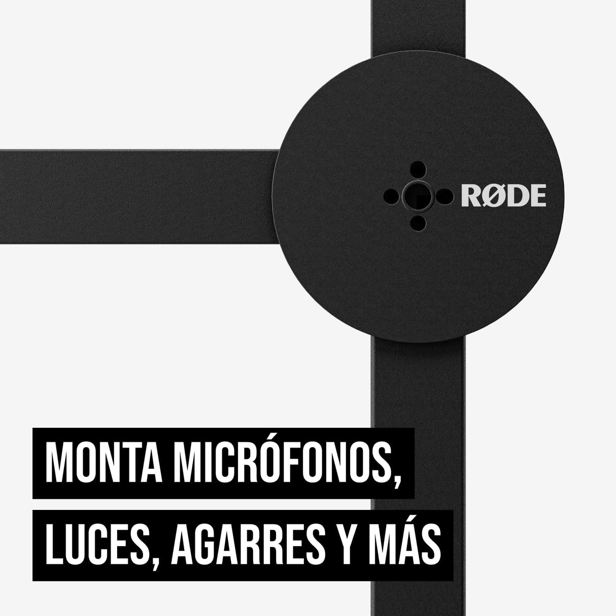 Røde Magnetic Mount Soporte Magnético Røde para Accesorios de Smartphone con Ranuras para Zapata Fría y una Rosca de 1/4 pulgadas, compatible con MagSafe