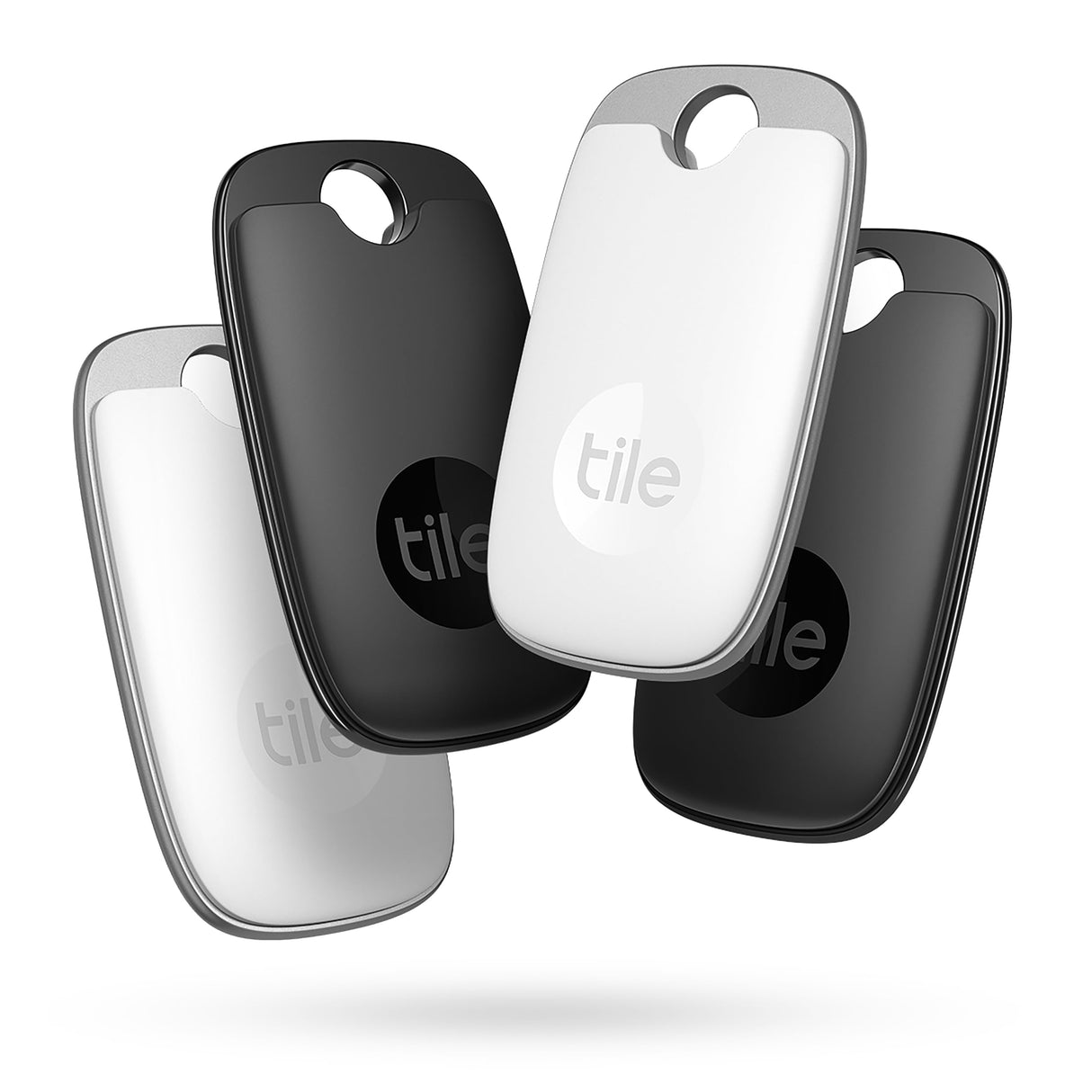 Tile Pro (2022) Pack de 4, Negro/Blanco