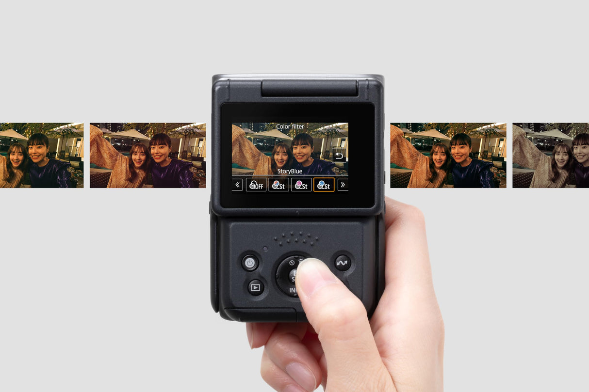 Canon Powershot V10 Vlogging Kit + Accesorios, Cámara Vlogging y Streaming, Sensor 1" 20,9 MP, Vídeo 4K, Objetivo 19mm, Conectividad WiFi, Bluetooth y USB-C, Pantalla Táctil Ángulo Variable, Negro
