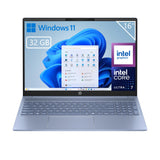 HP OmniBook 5 16 - Ordenador portátil de 16" 2K (Intel Ultra 7-255U, 32GB RAM, 1TB SSD, Intel Graphics, Windows 11) Azul - Teclado QWERTY Español