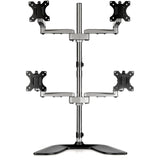 StarTech.com Soporte de Escritorio para 4 Monitores de hasta 32" VESA - Articulado - Acero y Aluminio - Base Multipantalla - (ARMQUADSS)