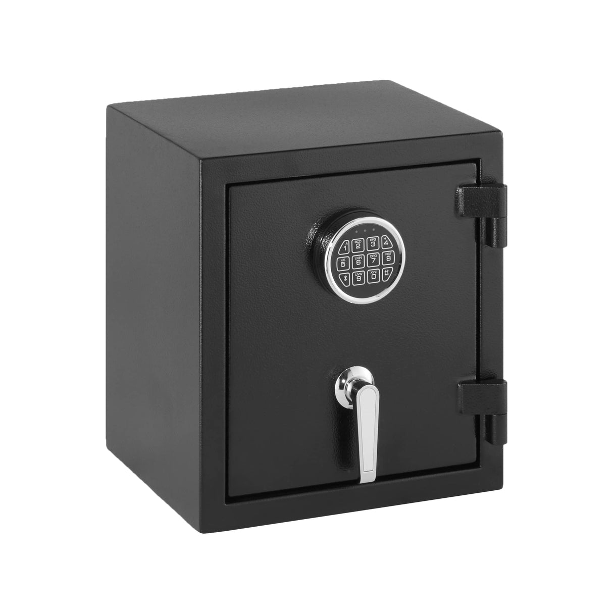 Amazon Basics Caja fuerte resistente a incendios, con teclado electrónico programable, 23.5 l, negro, 36 x 31 x 40 cm (ancho x prof. x alto)
