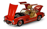 IXO Colecciones 1:8 IXO Mercedes 300 SL Rojo - modelismo, maquetas, Kit de construcción, Kit de modelismo, 602 Piezas