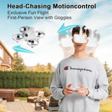 APEX Brushless FPV Drone Kit,Drone de Visión en Primera Persona con Cámara,Quadcopter RC Volar con Gafas FPV,Actualizar el Control de la Cabeza y el Modo de Tortuga,Simulador de Apoyo