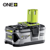 RYOBI 18V ONE+ Trio – Taladro Percutor, Atornillador Impacto y Amoladora Angular – Incluye 3 Herramientas, 2 Baterías y Cargador