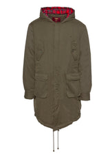 Merc of London Tobias Parka Abrigo, Vert (Combat Green), L para Hombre