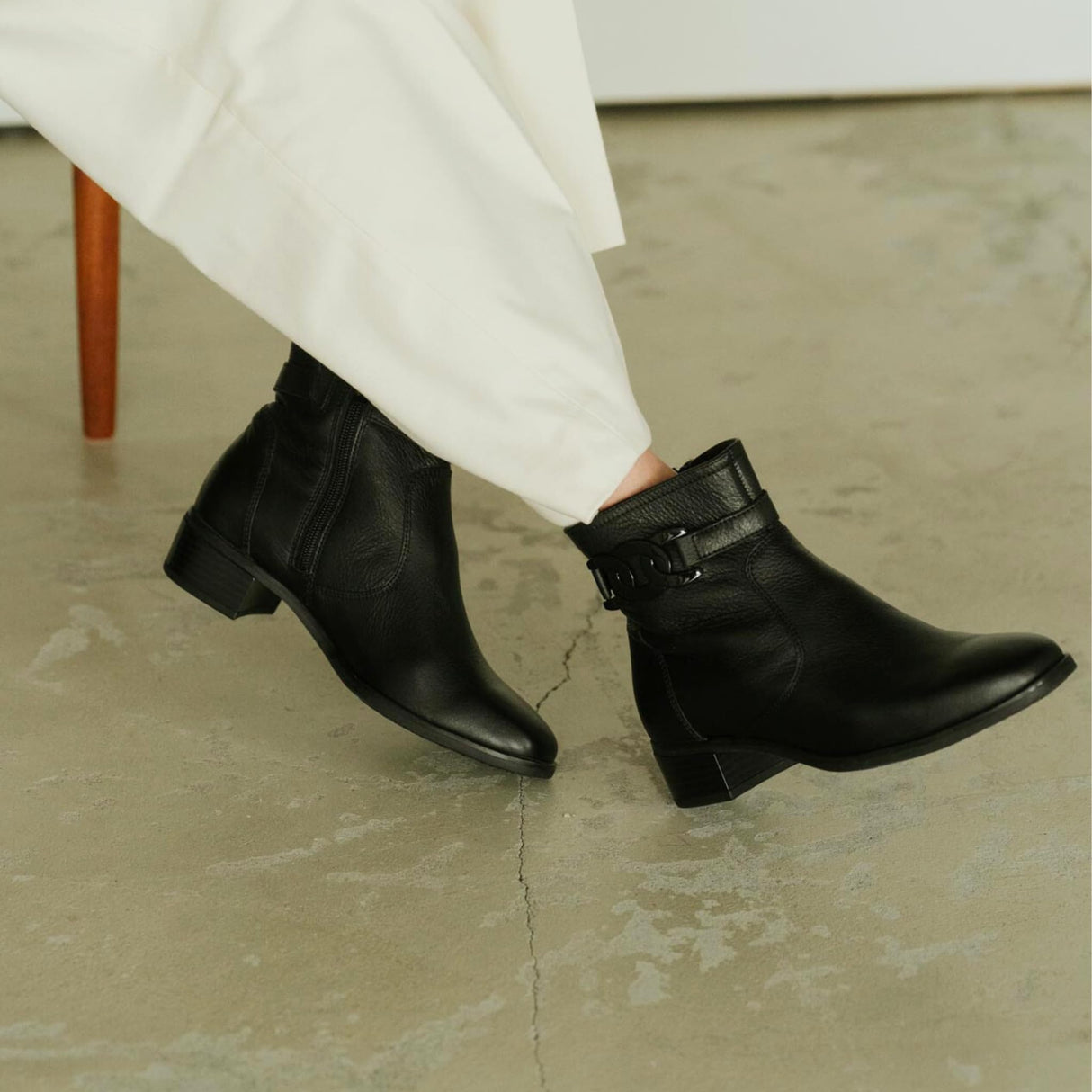ARA Graz, Botas Cortas al Tobillo Mujer, Negro, 38.5 EU Ancho