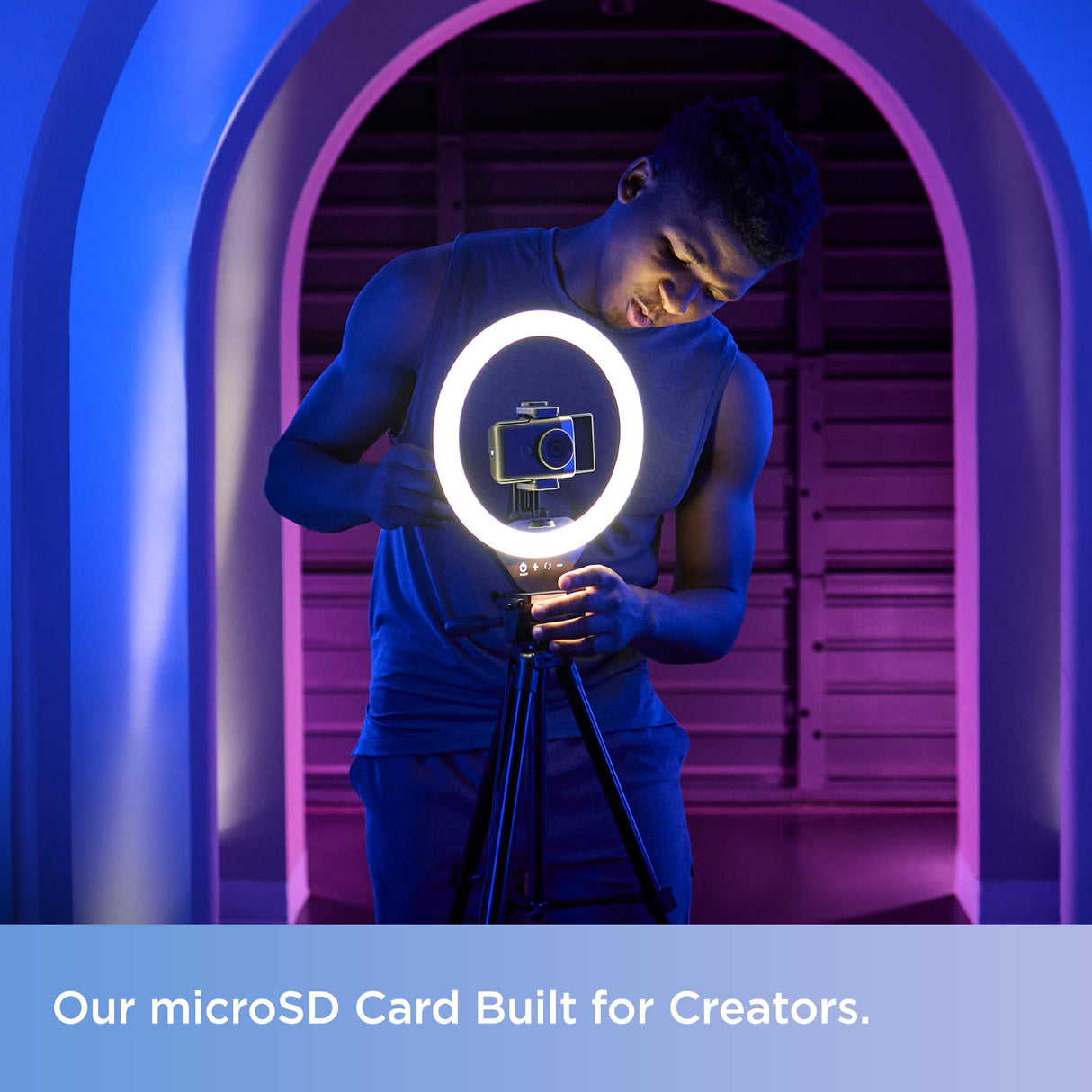 SanDisk Creator Tarjeta microSDXC UHS-I 1 TB con Adaptador (para Smartphone, Cámaras y Drones, 4K, 5.3K, A2, C10, V30, U3, Velocidades hasta 190 MB/s, 3 meses a Adobe Lightroom incluida)
