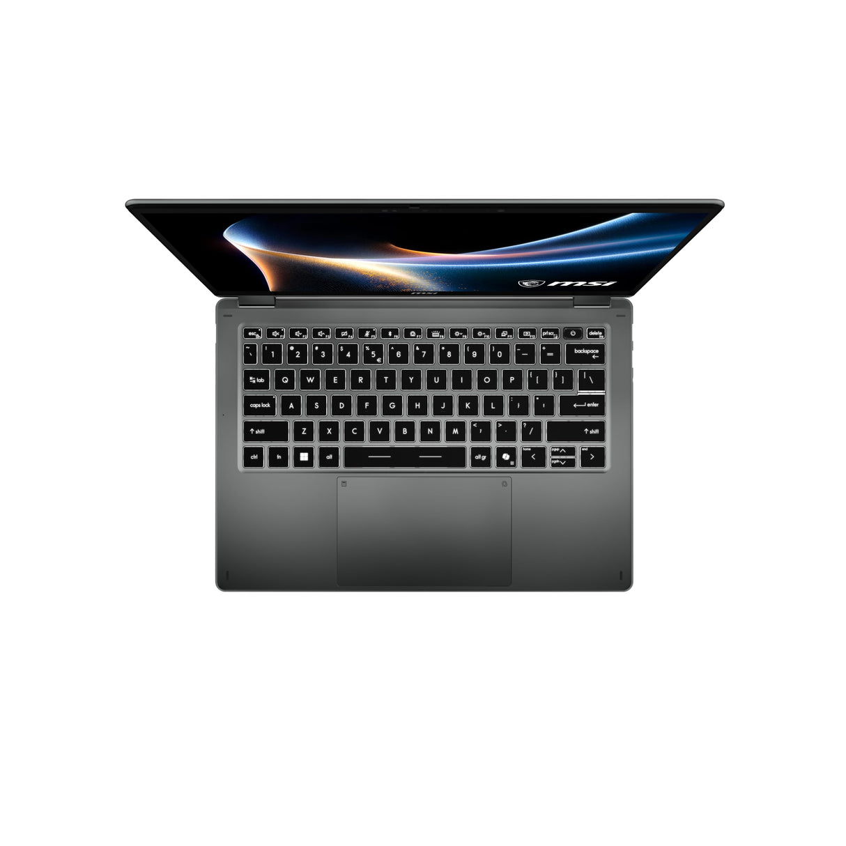 MSI Prestige 14 Flip AI+ D3MTG-051ES portátil táctil 14" FHD+(1920x1200) (Intel Core Ultra X7 358H, RAM 32GB, SSD 1TB, Windows 11 Home) Platinum Gray - Teclado QWERTY español