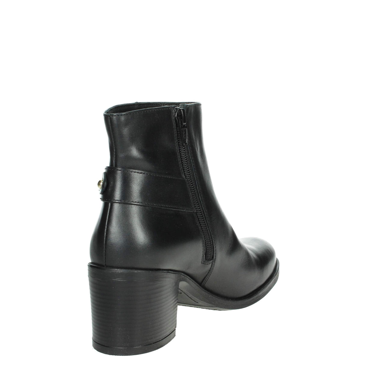 Geox D New Asheel, Bota de Tobillo, Black, 40 EU