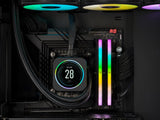 Corsair VENGEANCE RGB DDR5 32GB (2x16GB) 7000MHz C34 Kit de Memoria Optimizada Intel Para Equipos de Sobremesa - Iluminación RGB Dinámica de Diez Zonas - Perfiles Intel® XMP 3.0 Personalizados - Negro