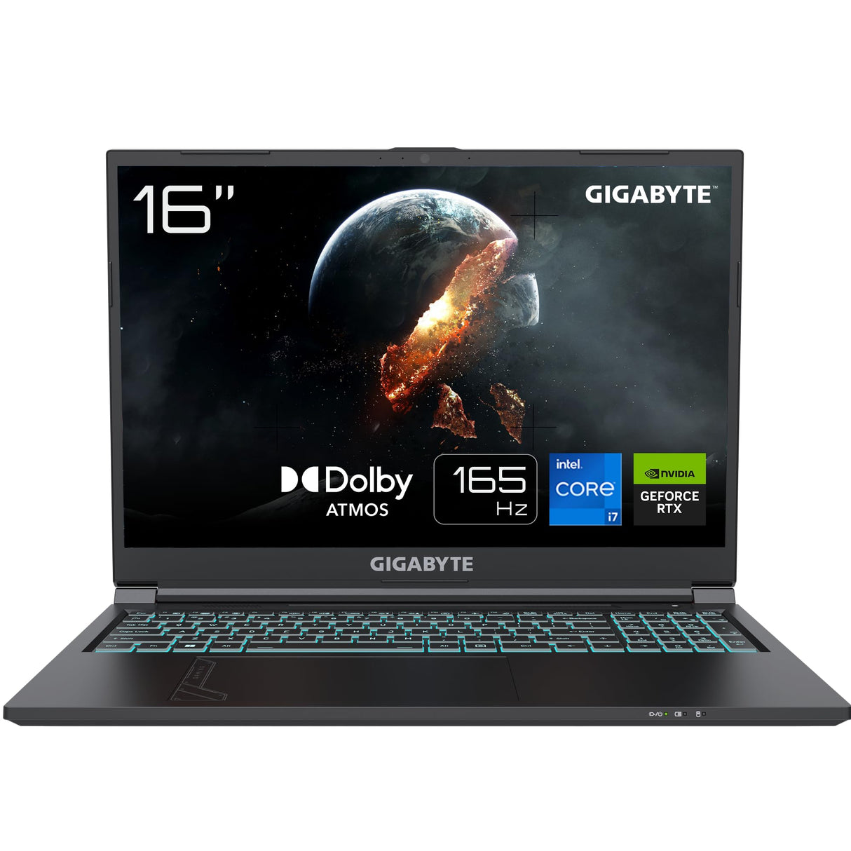 GIGABYTE G6 KF - Ordenador portátil para Videojuegos (16,0 Pulgadas, 165 Hz FHD+, Intel Core i7-13700H, NVIDIA GeForce RTX 4060 GPU, 16 GB DDR5 4800MHz, 1 x Gen4 1TB SSD, Windows 11 Home, G6 KF