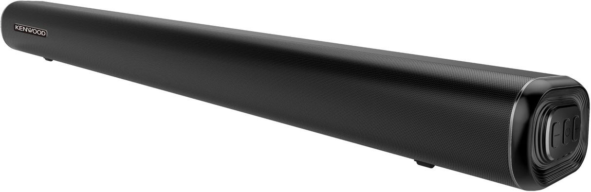 Kenwood LS-600BT Barra de Sonido con 60W RMS de Potencia de Salida, Pantalla LED Blanca, Amplificador DSP Integrado, Entrada HDMI (ARC). Color: Negro.