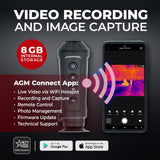 AGM Global Vision Monocular térmico Taipan TM15-256 monocular de Imagen térmica para Caza 256 x 192 (50 Hz), monocular para Adultos de Alta Potencia, cámara térmica táctica, visión de Calor,