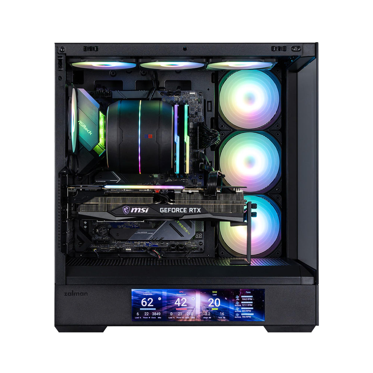 ZALMAN P40 DS - Carcasa para PC (Torre Media), Color Negro