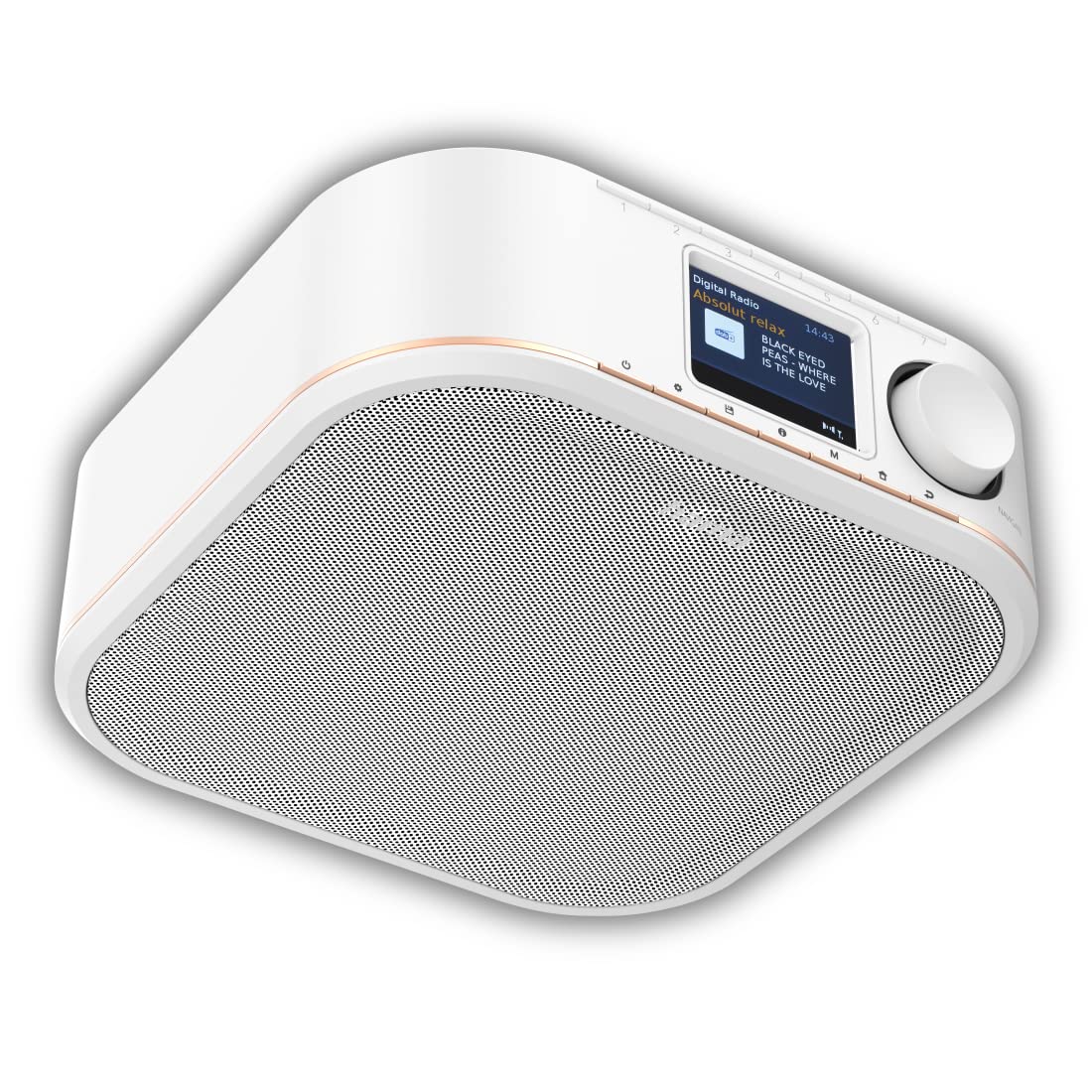 Hama Transmisión de Radio para Todos los Dispositivos DR350 estándar, Color Blanco