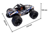 DF Models DF06 Light Truck RTR (Largo x Ancho x Alto 31 x 23,5 x 14 cm, Aprox. 1000 g, Escala 1:14, hasta 40 km/h rápido, a Partir de 14 años, Incluye batería y Cable de Carga USB, Coche teledirigido