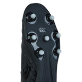 Canterbury Phoenix Genesis Pro, Botas Unisex Adulto, Negro/Metálico Plateado, 40 EU