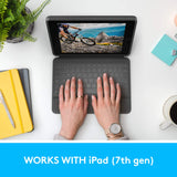 Logitech - Funda Folio Resistente iPad 10,2 Grafito