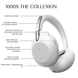Sony 1000X The COLLEXION Auriculares de Lujo Bluetooth inalámbricos, con Noise Cancelling Premium, Sonido Hi-Res Estudio; 360 Spatial Audio; Estuche Resistente; Platino, Nuevo Modelo