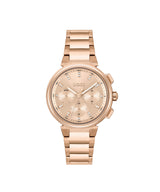 BOSS Reloj Analógico de Cuarzo Multifunción para Mujer Colección One con Correa de Acero Inoxidable de Oro Rosa - 1502678