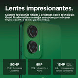 Motorola Moto g35 5G, 12GB (4GB+8GB RAM Boost)/128GB Verde, Pantalla FHD+ 6.72", cámara Dual de 50MP y Ultra Gran Angular, Selfie 16MB, batería 5000 mAh, Carga rápida de 18W