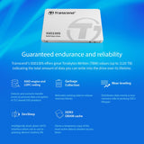 Transcend 4TB SSD230S 2.5 Pulgadas SATA III 6 GB/s Disco de Estado Sólido Interno 3D TLC NAND con Caché DRAM TS4TSSD230S