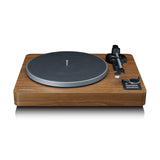 Lenco LBTA-165WD Tocadiscos totalmente automático - Bluetooth 5.3 - Carcasa de madera - Platos de metal y pastilla AT3600L - Arranque automático y retorno automático - 2 velocidades (33/45 rpm) -