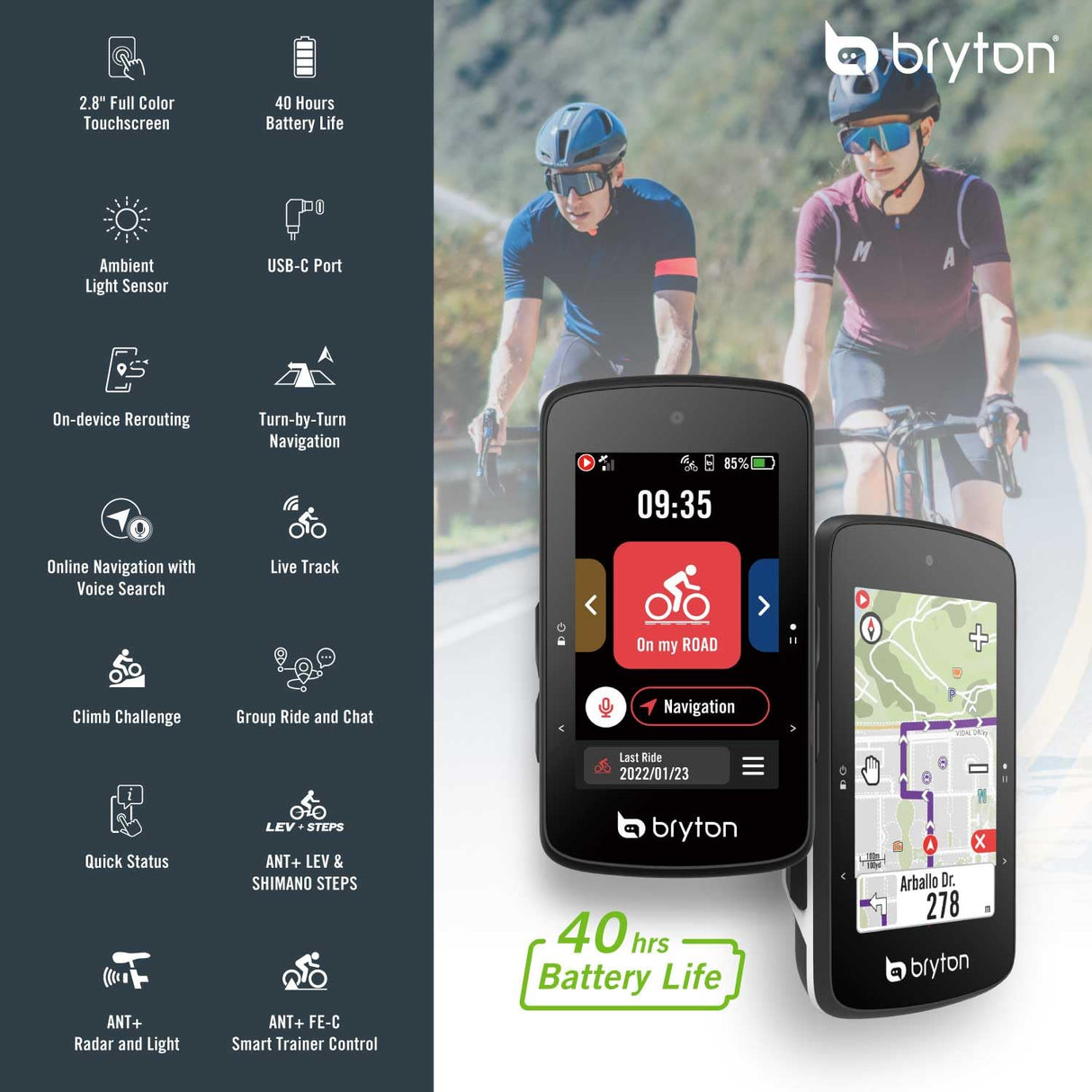 Bryton Rider 750 SE Negro