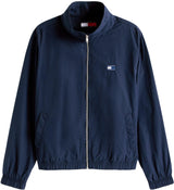 Tommy Jeans Cazadora de entretiempo Hombre Essential con cuello alto, Azul (Dark Night Navy), XL