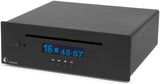 Pro-Ject CD Box DS - Reproductor de CD y SACD. Ancho 206mm.Salida de Audio 2RCA y Digital Coaxial, 24bit/192kHz Burr Brown DAC (PCM1796). Incluye Mando a Distancia. Color Negro.
