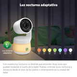 LeapFrog LF925HD Baby Monitors, 1080p WiFi Smart Baby Monitors, 360° Translation & Tilt, 8X Zoom, 5" 720p LCD Display, Night Vision, Walkie - Two-Way Talkie