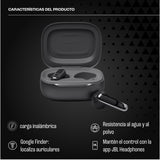 JBL Live Flex 3 Auriculares inalambricos de botón True Wireless con cancelación de ruido adaptable, hasta 50 horas de reproducción, Bluetooth, audio de alta resolución, negro