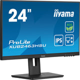 iiyama XUB2463HSU-B1 24" Panel IPS Green Choice, EyeComfort / EyeSafe 2.0, 1920x1080100Hz, 15cm Hiegt Adj. Stand, 250cd/m², Altavoces, HDMI, DisplayPort, 3ms GTG, FreeSync, USB 2x 3.2 (23,8" VIS)