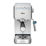 Ufesa CE8020 Capri Cafetera Expresso y Capuccino, 20 Bares, 1350W, Sistema Thermoblock, Vaporizador Orientable, 2 Modos: Café Molido o Monodosis, Depósito 1.4L, Apagado Automático
