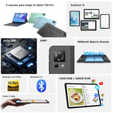 DOOGEE T30 Pro Android 13 Tablet, 11 Pulgadas 2.5K Full HD 1600 * 2560/15 GB RAM + 256 GB ROM(2TB)/Helio G99 2.2GHz/8580mAh/20MP/Dual 4G LTE+5G WiFi/Type-C