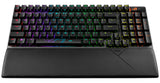 ASUS ROG Strix Scope II 96 - Teclado Gaming inalámbrico (Accesos rápidos, Control multifunción, interruptores ROG NX Intercambiable, Teclas doubleshot, 3 ángulos de inclinación), QWERTY español