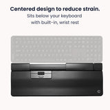 Contour Design SliderMouse Pro Ratón ergonómico Oficina para Reducir la tensión en muñeca, Hombro y el antebrazo, Diseñado para la productividad Plug & Play PC Escritorio Mac - Inalámbrico - Avanzado