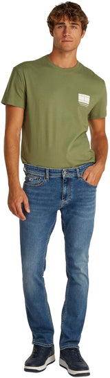 Tommy Jeans Scanton Slim Bi0234 Dm0Dm21378 Corte Entallado, Denim (Denim Medium), 33W / 30L para Hombre