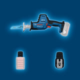 Bosch Professional 18V System Sierra Sable a Batería GSA 18V-24 (incl. hoja de sierra S922EF, S2345X)