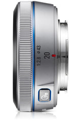 Samsung W20NS 20 mm - Objetivo (MILC, 6/4, Amplio, 62.2 mm, 43 mm, 24.5 mm) Plata