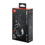 JBL Tune Flex Ghost, Auriculares In-Ear inalámbricos con cancelación de ruido adaptativa, Bluetooth, resistente al agua y al sudor IPX4, aplicación JBL Headphones y 32 horas de batería, Black Ghost