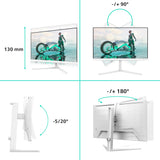 Philips Monitor 27M2N3501PA QHD de 27 Pulgadas, 260 Hz, IPS rápido, 0.3 ms MPRT, Adaptive Sync., HDR400, Ajuste de Altura (2560 x 1440, HDMI 2 x 2.0, DP 1 x 1.4), Color Negro